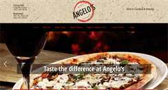 Desktop Screenshot of angelosnypizza.com